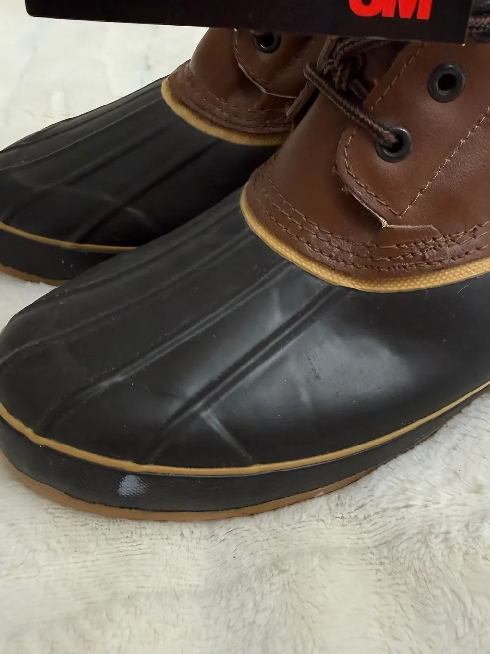 Northwest Territory Brown & Black Waterproof Insulated Duck Boots
